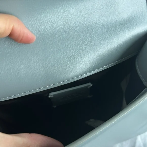 ZARA brand new stunning bag in light blue color - Picture 9 of 11